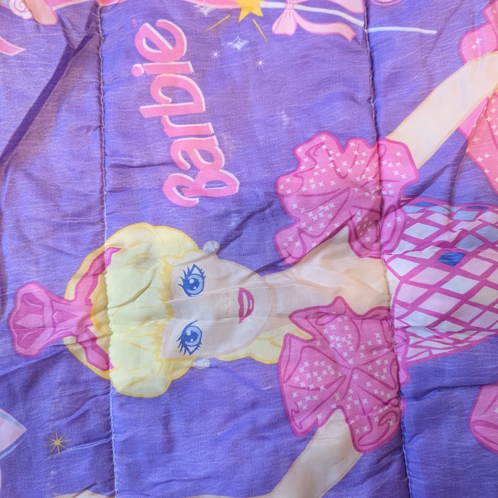 Vintage 1990s Barbie Ballerina Sleeping Bag